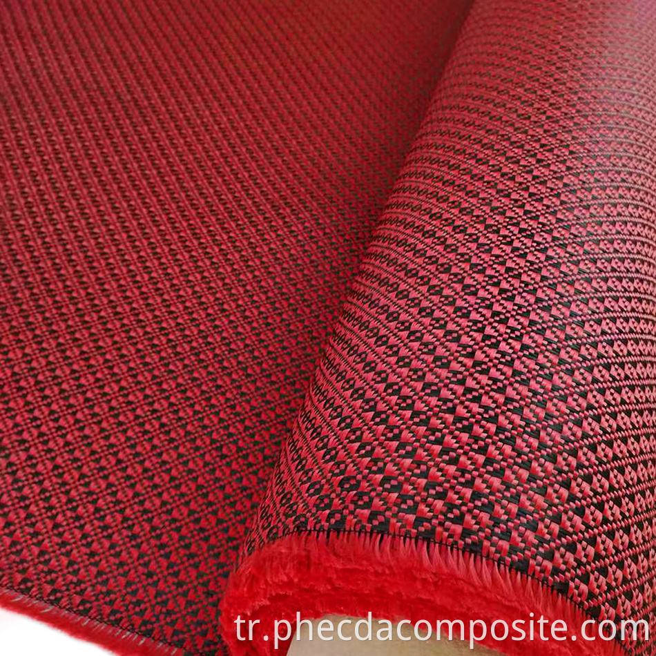 Carbon Aramid Jacquard Fibre Cloth